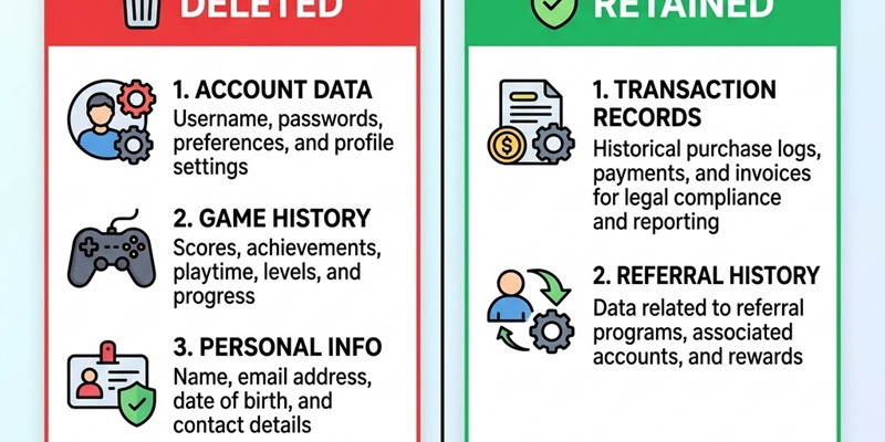 Deleted vs Retained Data Infographic